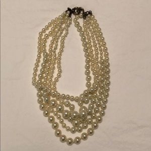 J. Crew Pearl Twisted Hammock Necklace